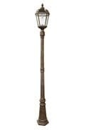 Royal Solar Lamp Post with GS-Solar LED Light Bulb