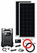 EcoFlow Delta Pro Rigid Solar Panel Generator Kit - Includes Free Remote Control and 2x 200W Solar Panels