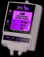 8 Amp Solar Charge Controller - for up to 130 Watts of Solar Array