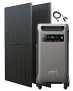 Anker SOLIX F3800 Solar Generator - 3840Wh - With 2x 400W EcoFlow Rigid Solar Panels