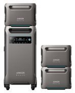 Anker SOLIX F3800 Portable Power Station with 3x Expansion Batteries - 15.36 KWh