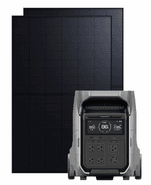 EcoFlow Delta Pro 3 Portable Solar Generator Kit - With 2x Rigid Anker 440 Watt Solar Panels