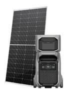 EcoFlow Delta Pro 3 Solar Generator Kit - With Smart Extra Battery and Rich Solar Mega 250 Watt Monocrystalline Solar Panel