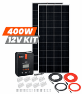 Rich Solar 400 Watt Solar Kit with 40A MPPT Charge Controller
