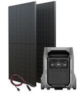 EcoFlow Delta Pro 3 Portable Solar Generator Kit - With 2x Rigid 400 Watt Solar Panels