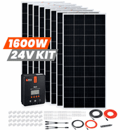 Rich Solar 1600 Watt 24V Solar Kit with 60A MPPT Charge Controller