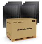 Rich Solar Mega 400 Watt Black Monocrystalline Solar Panels - 8 Pack - UL Certified