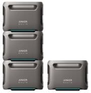 4x Anker SOLIX F3800 Expansion Battery - 3840 Watt Hours Each