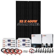 Rich Solar Complete Off-Grid Solar Kit | 19.2 kWh LFP Battery - 12.8 kW of Solar