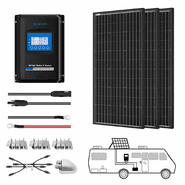 ACO Power 300W Monocrystalline 12V Solar RV Kit - 30A MPPT Charge Controller