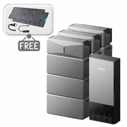 3x Anker SOLIX E10 Home Backup Systems with 3x Extra Expansion Batteries and Power Dock Kit - 36kWh - With 2x Free 400W Panels, Power Strip and AC Generator Cable