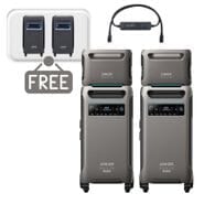 2x Anker SOLIX F3800 Plus 12 kW Double Power Hub Kit with 2x Expansion Batteries - 15Kwh Storage