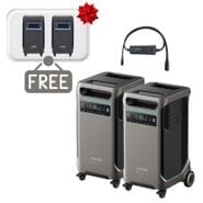 2x Anker SOLIX F3800 12 kW Double Power Hub Kit - Includes 2x FREE Protective Covers