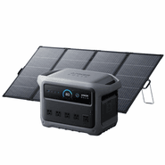 Anker SOLIX C1000 Gen2 Portable Solar Generator with PS400 Bifacial Portable Solar Panel
