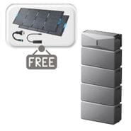 Anker SOLIX E10 Smart Home Backup System with 4 Batteries - 24Kwh - With 2x Free 400W Panels, Power Strip and AC Generator Cable