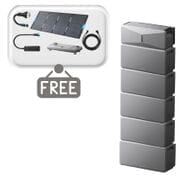 Anker SOLIX E10 Smart Home Backup System with 5 Batteries - 30Kwh - With Free 400W Panel, Power Strip, Metal Pad, Smart Gen DC Cable and AC Generator Cable