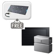 Anker SOLIX E10 Home Backup Solar Generator Kit - 880W of Solar - With Free 400W Panel and AC Generator Cable