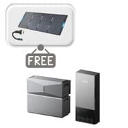 Anker SOLIX E10 Home Backup System and Power Dock Kit - With Free 400W Panel and AC Generator Cable
