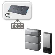 Anker SOLIX E10 Home Backup System with Expansion Battery - 12kWh - and Power Dock Kit - With Free 400W Panel and AC Generator Cable