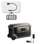Anker SOLIX F3000 Portable Power Station and Power Saver Kit - 3072 Watt Hours - Includes Free Gas Generator Adapter