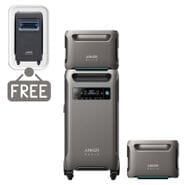 Anker SOLIX F3800 Portable Power Station with 2x Expansion Batteries - 11.52 KWh - Includes a FREE Protective Cover