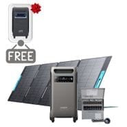 Anker SOLIX F3800 Solar Generator Home Transfer Kit - 3840Wh - Includes a FREE Protective Cover