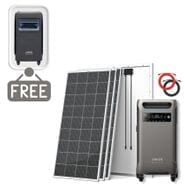 Anker SOLIX F3800 Solar Generator - 3840Wh - With 4x 200W Rich Solar Panels and FREE Protective Cover