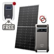 Anker SOLIX F3800 Plus Solar Generator - 3840Wh - With 250W Rich Solar Panels - Includes FREE Protective Cover