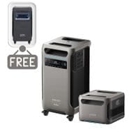 Anker SOLIX F3800 Plus Portable Power Station with Expansion Battery - 7680 Watt Hours - Includes FREE Protective Cover