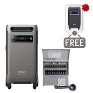 Anker SOLIX F3800 Portable Power Station and Home Backup Kit - 3840 Watt Hours - Includes a FREE Protective Cover