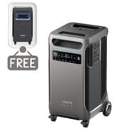 Anker SOLIX F3800 Plus Portable Power Station - 3840 Watt Hours - Includes FREE Protective Cover