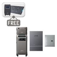 Anker SOLIX F3800 with Expansion Battery Automatic Home Power Panel Kit - Includes FREE Protective Cover & FREE 400W Solar Panel