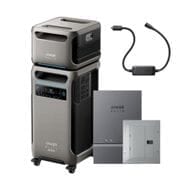 Anker SOLIX F3800 Plus Automatic Home Power Panel Kit with Expansion Battery & Gas Generator Adapter