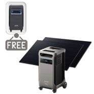 Anker SOLIX F3800 Plus Solar Generator Kit - 3840 Watt Hours - With 2x 410W Rigid Solar Panels - Includes FREE Protective Cover