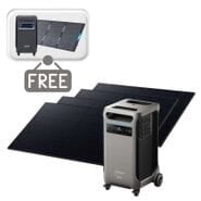 Anker SOLIX F3800 Plus Solar Generator Kit - 3840 Watt Hours - With 4x 410W Rigid Solar Panels - Includes FREE Protective Cover & FREE 400W Solar Panel