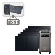 Anker SOLIX F3800 Plus Solar Generator Kit - 3840 Watt Hours - With 6x 410W Rigid Solar Panels - Includes FREE Protective Cover & FREE 400W Solar Panel