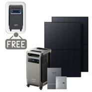 Anker SOLIX F3800 Plus Automatic Home Power Panel and 2x 400W Rigid Solar Panel Kit - Includes FREE Protective Cover