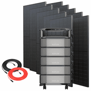 Ecoflow Delta Pro Ultra Powerstation & Battery Expansion - 30.7 kWh storage - with 10x 400W Rigid Solar Panels