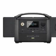 EcoFlow River Pro Portable Solar Generator Kit - Includes 110 Watt Solar Panel