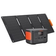 Jackery 100 Plus Solar Generator with SolarSaga 40W Mini Solar Panel
