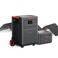 Jackery HomePower 3600 Plus Solar Generator Kit with Expansion Battery - Includes the Jackery SolarSaga 500X Solar Panel