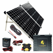 Lion Energy Beginner DIY Solar Power Kit Featuring the UT 700 Lithium Battery
