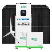 Natures Generator 10KW Solar and Wind Whole Home Generator Kit with Solar Battery