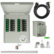 Natures Generator 12 Circuit 120/240V 50A Transfer Switch with 50A Inlet Box