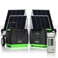 Natures Generator Elite Solar Generator - Power Transfer Platinum Kit