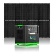 Natures Generator Lithium 6000 Portable Power Station with 2x 410W Rigid Solar Panels