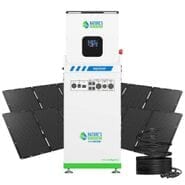 Natures Generator MyGrid 10KW Whole Home Generator with 4x 400W Folding Solar Panel
