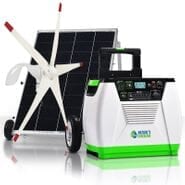 Natures Generator Portable 1800 Watt Solar and Wind Generator Kit