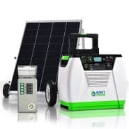Natures Generator Portable 1800-Watt Solar Generator - Power Transfer Gold Kit