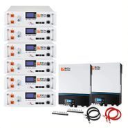 Rich Solar Off-Grid Back-up Power Kit | 13,000W 120/240V Output - 28.8 kWh LFP Battery